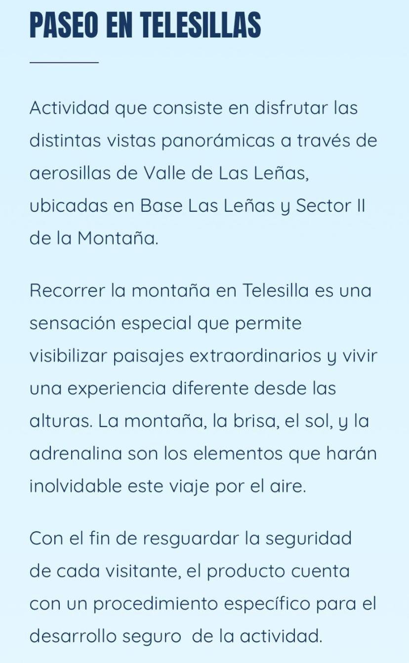 Departamento Dentro Del Centro De Sky Valle De Las Lenas, Edificio Esparta Bagian luar foto